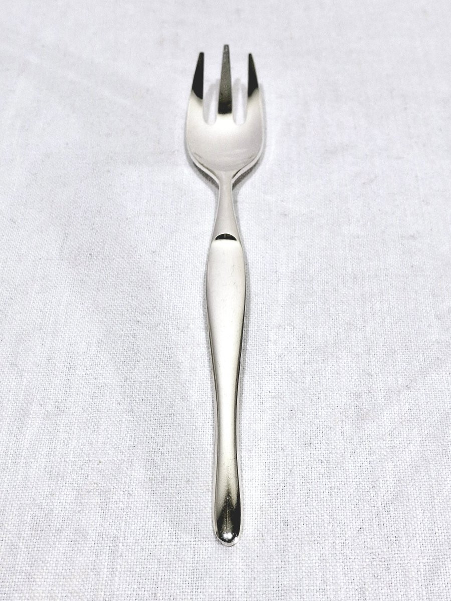 Christofle – Service à dessert en Métal Argenté Modèle Duo-photo-4