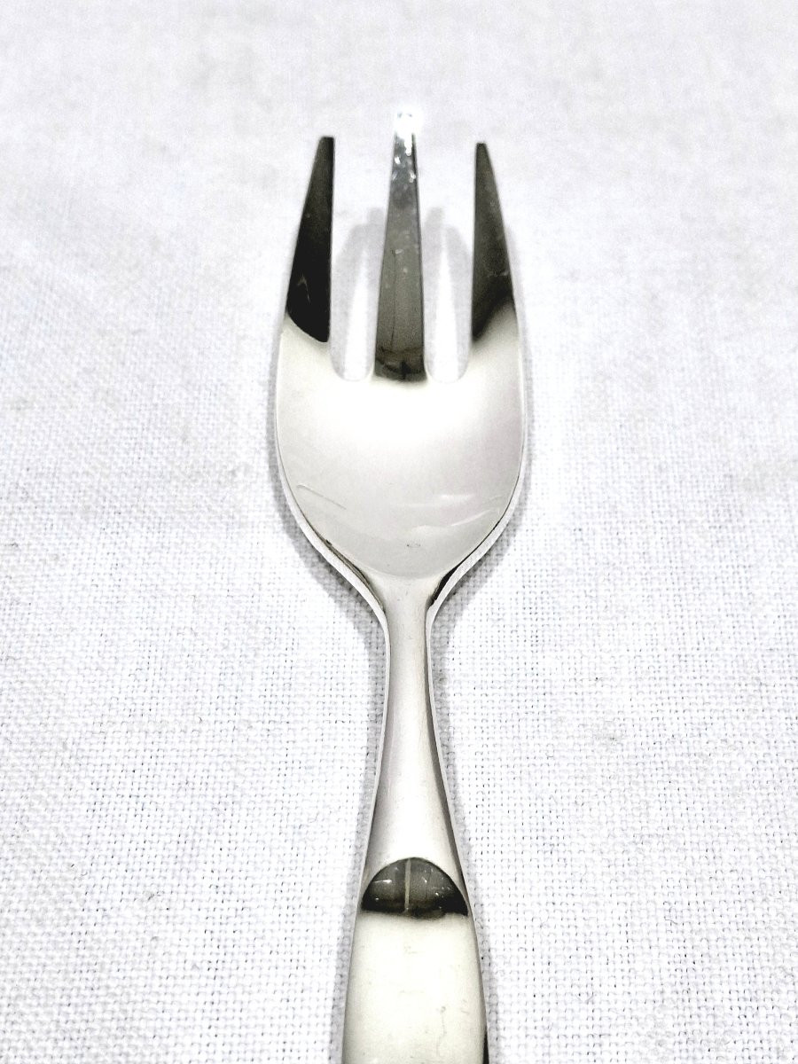 Christofle – Service à dessert en Métal Argenté Modèle Duo-photo-2