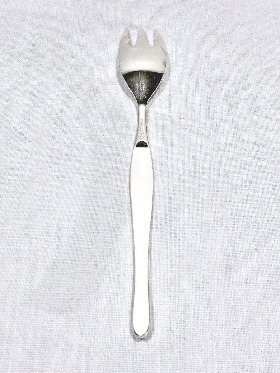 Christofle – Service à dessert en Métal Argenté Modèle Duo-photo-3