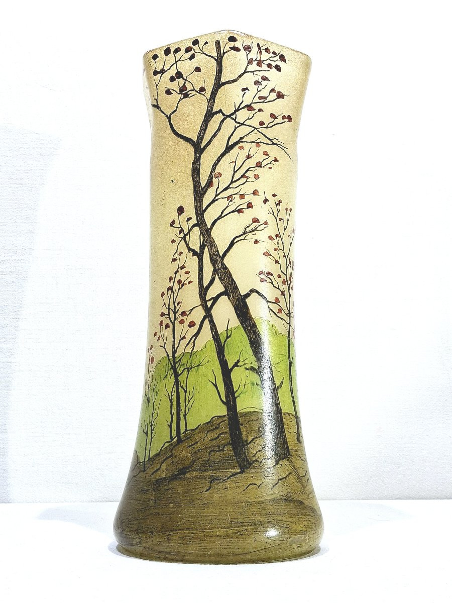Legras - Enamelled Vase-photo-2