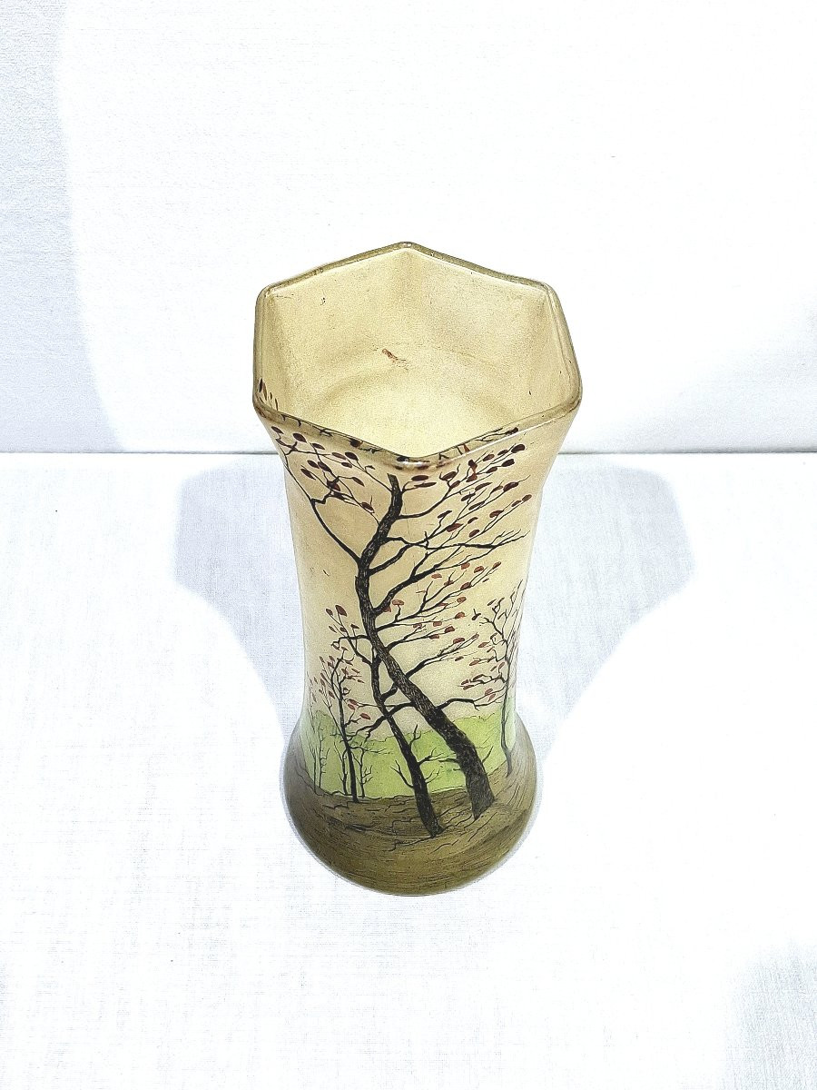 Legras - Enamelled Vase-photo-4