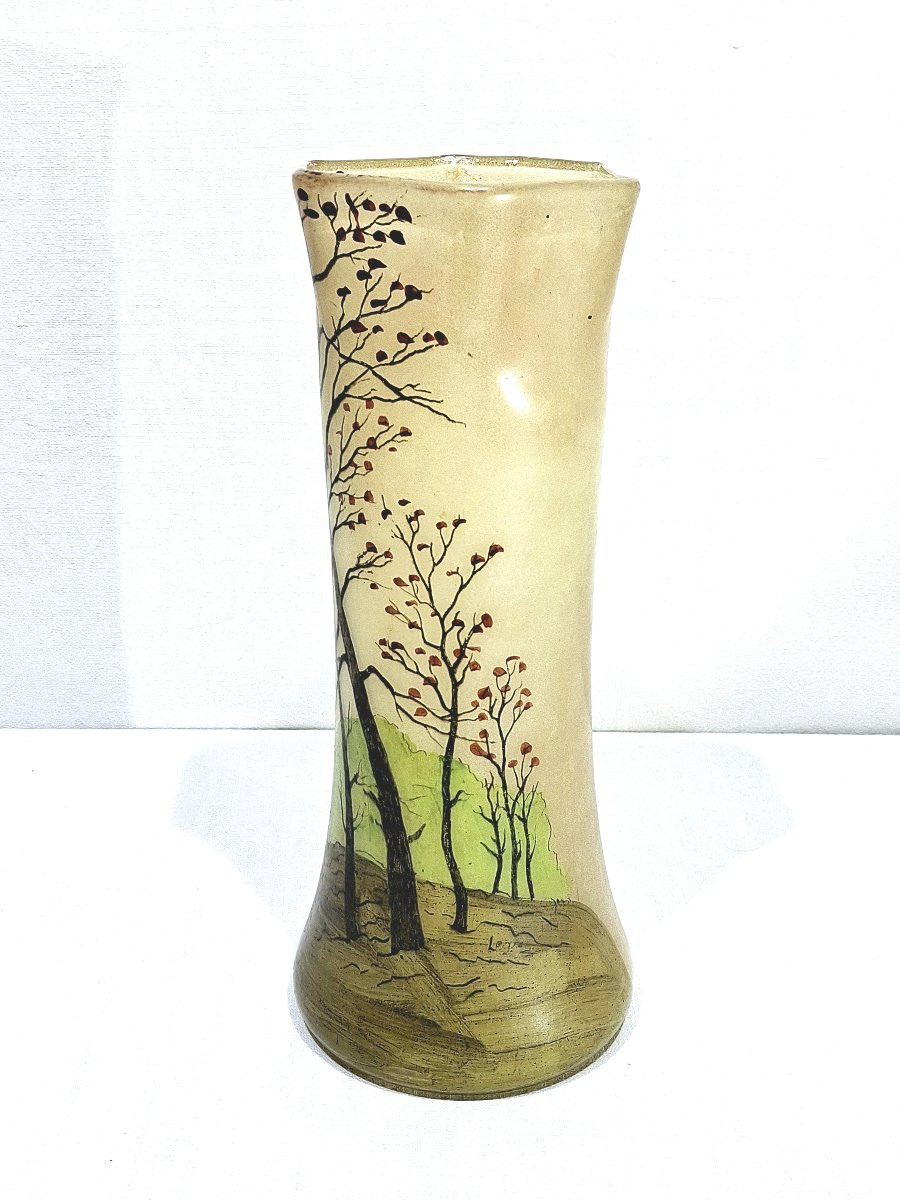 Legras - Enamelled Vase-photo-1