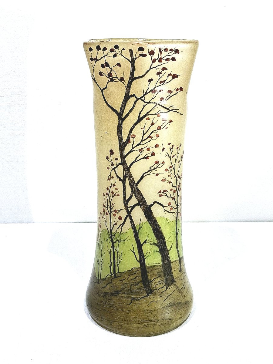 Legras - Enamelled Vase-photo-4