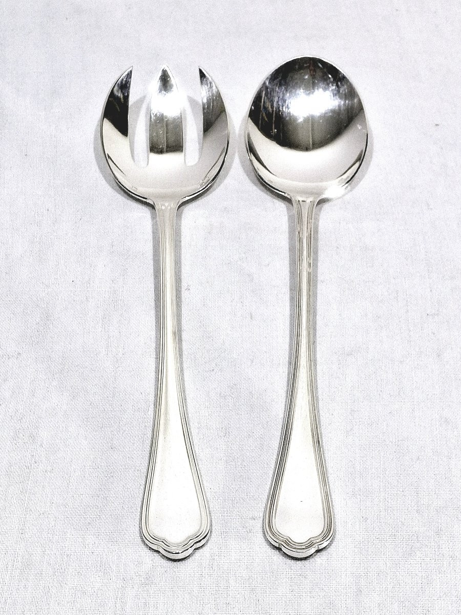 Christofle - 87 Piece Spatours Silver Plated Metal Menagère-photo-4