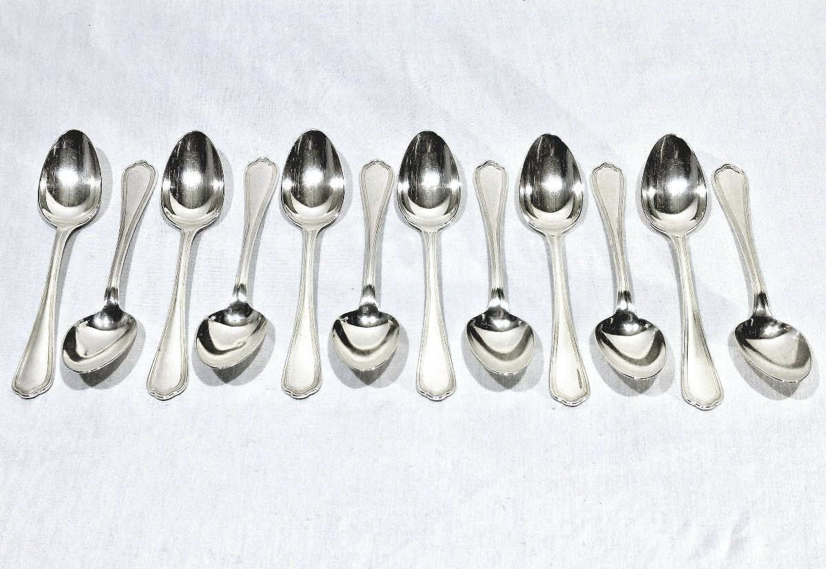 Christofle - 87 Piece Spatours Silver Plated Metal Menagère-photo-4