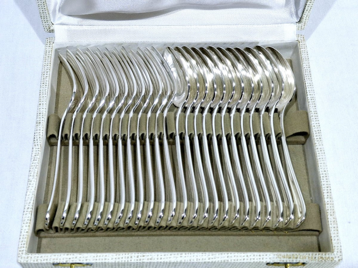 Christofle - 87 Piece Spatours Silver Plated Metal Menagère-photo-5