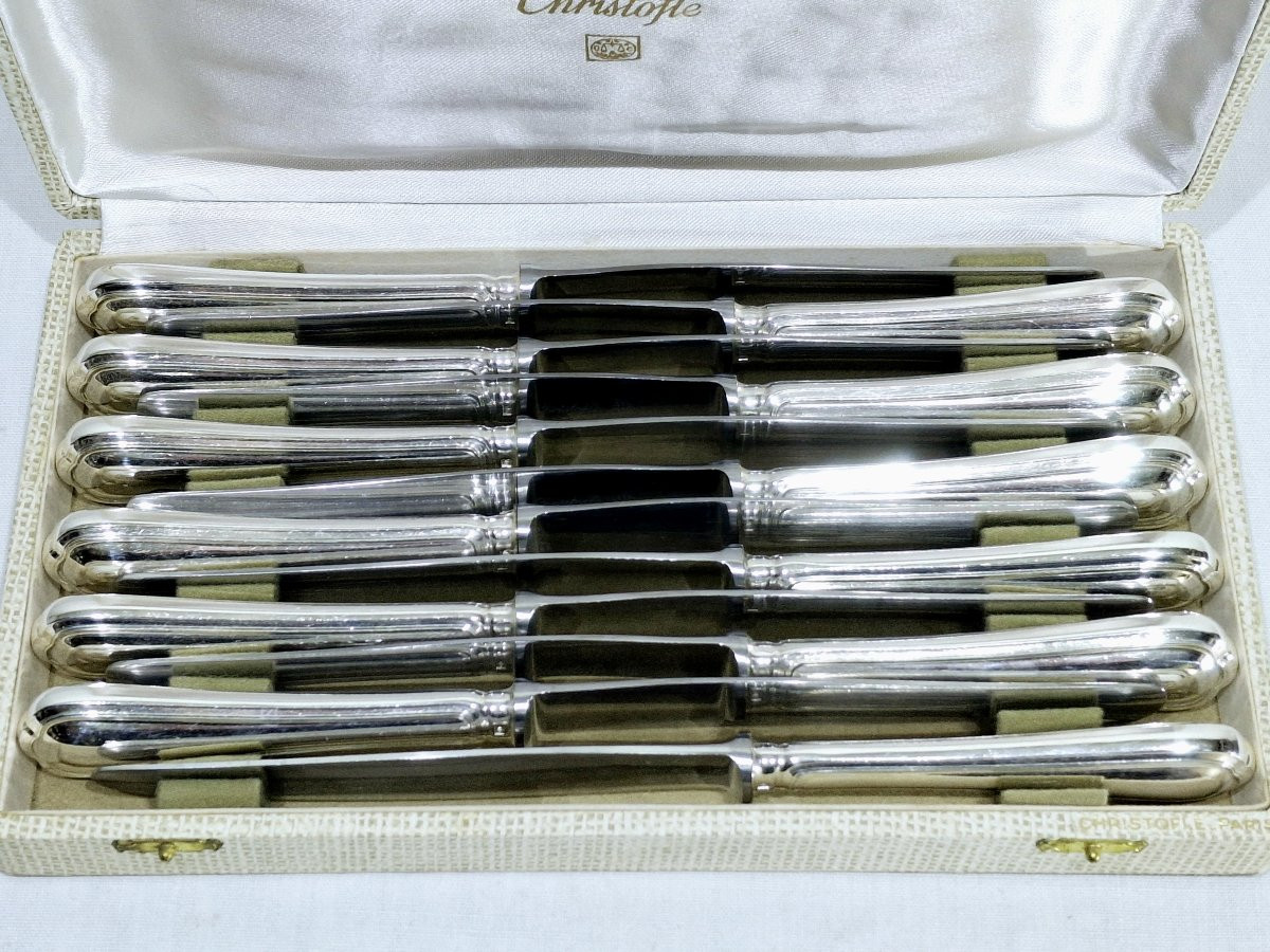 Christofle - 87 Piece Spatours Silver Plated Metal Menagère-photo-6