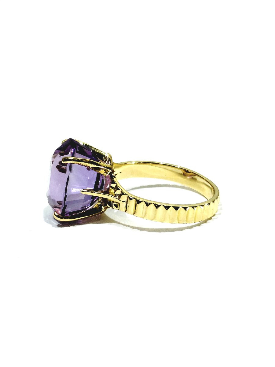 Gold And Amethyst Ring-photo-4