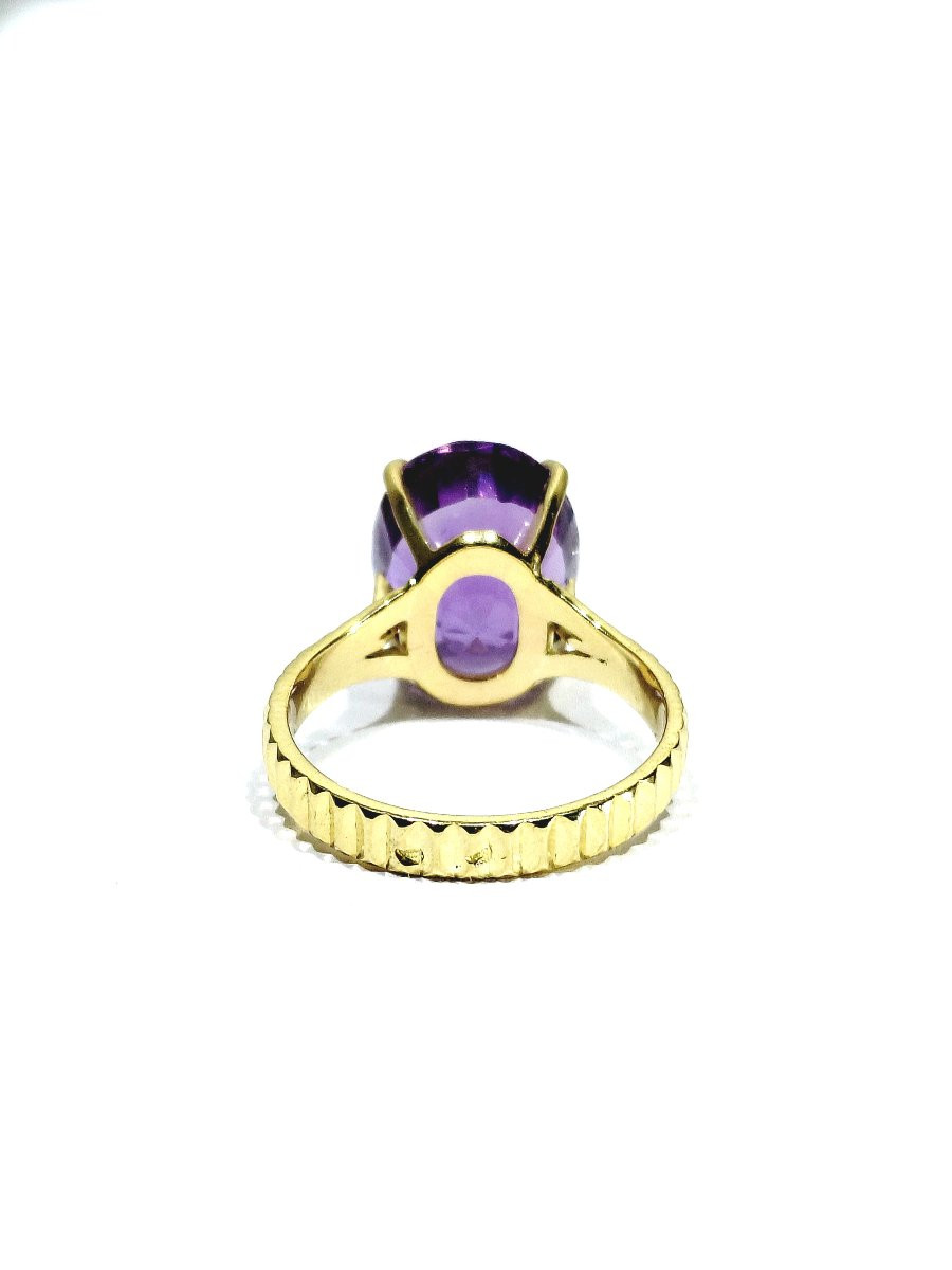 Gold And Amethyst Ring-photo-1