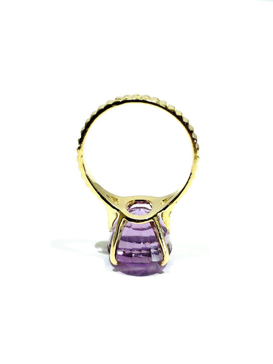Gold And Amethyst Ring-photo-5