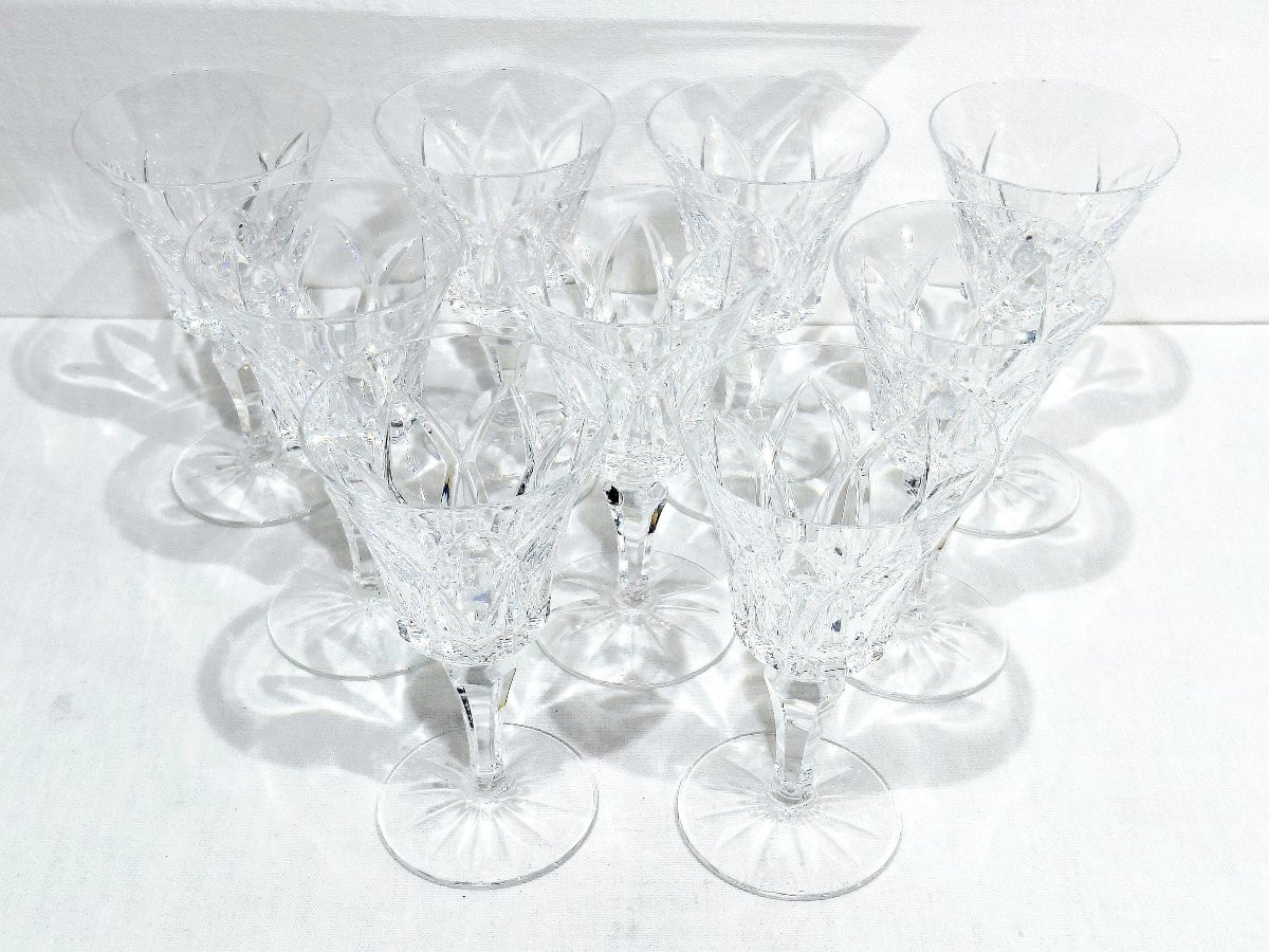 9 St Louis Red Wine Glasses Camargue Model-photo-2