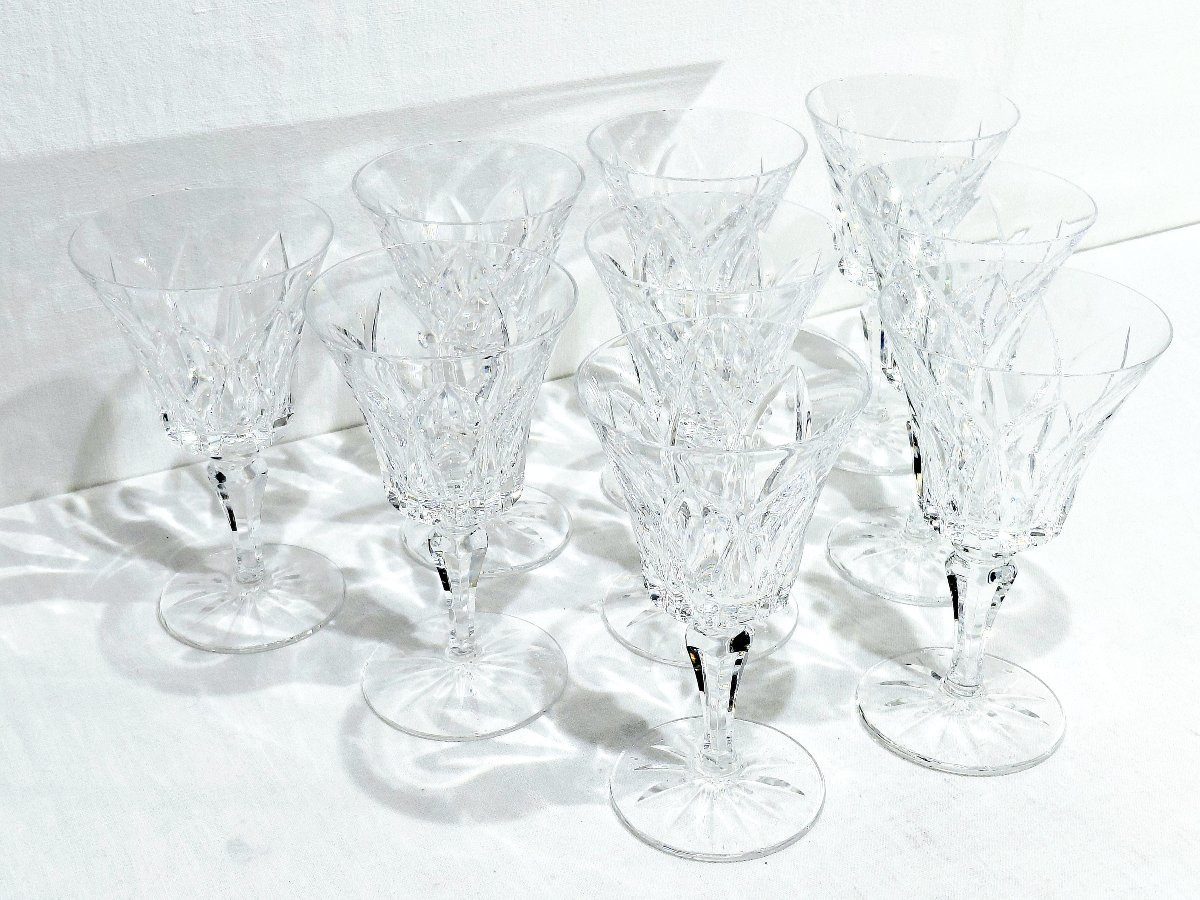 9 St Louis Red Wine Glasses Camargue Model-photo-3