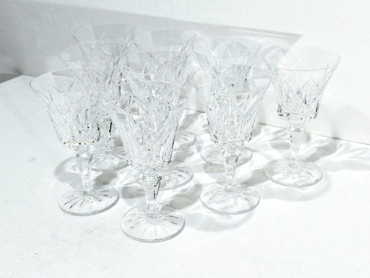 9 St Louis Red Wine Glasses Camargue Model-photo-4