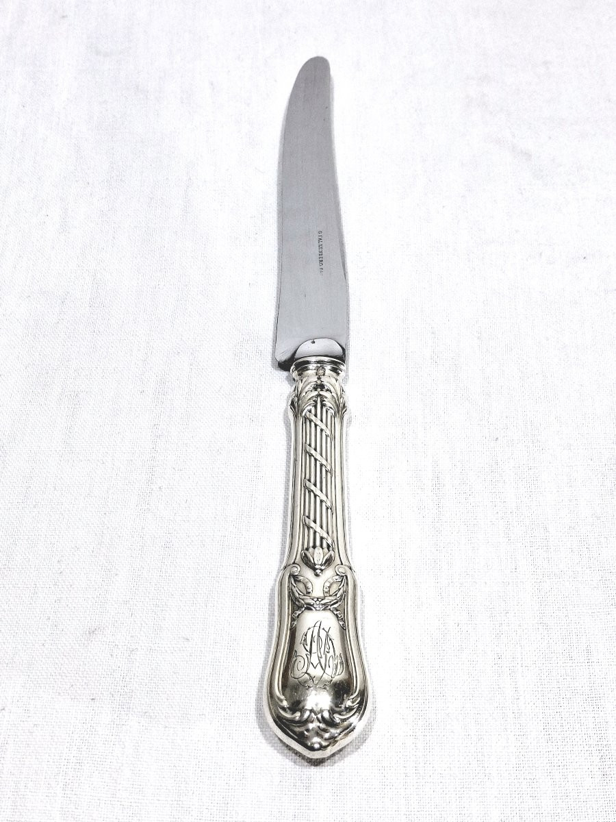 Martial Gauthier / Georges Flakenberg - 12 Silver-handled Knives-photo-1