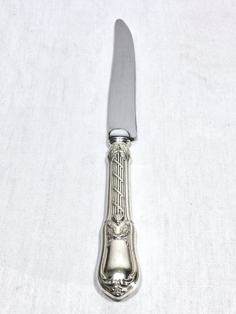 Martial Gauthier / Georges Flakenberg - 12 Silver-handled Knives-photo-4