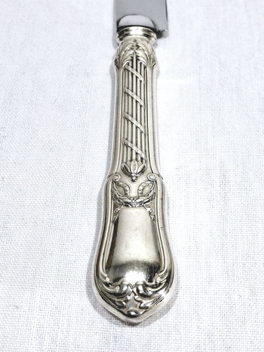 Martial Gauthier / Georges Flakenberg - 12 Silver-handled Knives-photo-5