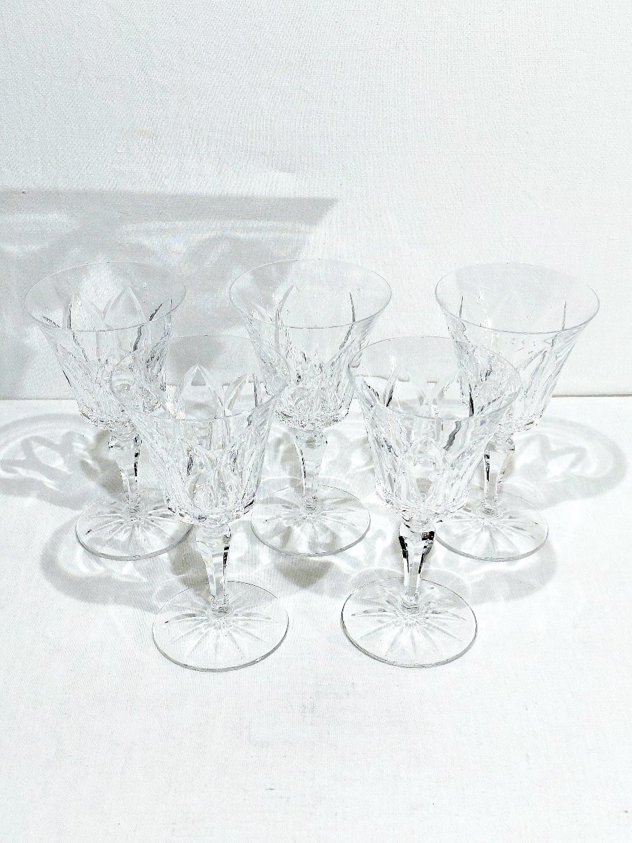 5 VERRES A EAU ST LOUIS MODÈLE CAMARGUE -photo-2