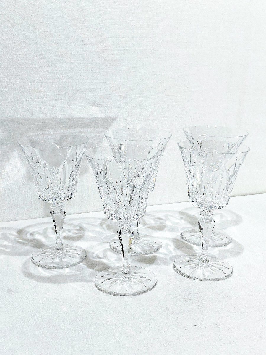 5 VERRES A EAU ST LOUIS MODÈLE CAMARGUE -photo-3