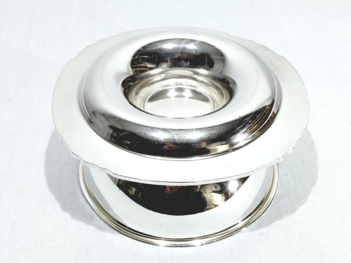 GALLIA - SAUCIÈRE EN MÉTAL ARGENTÉ MODÈLE VENDÔME -photo-2