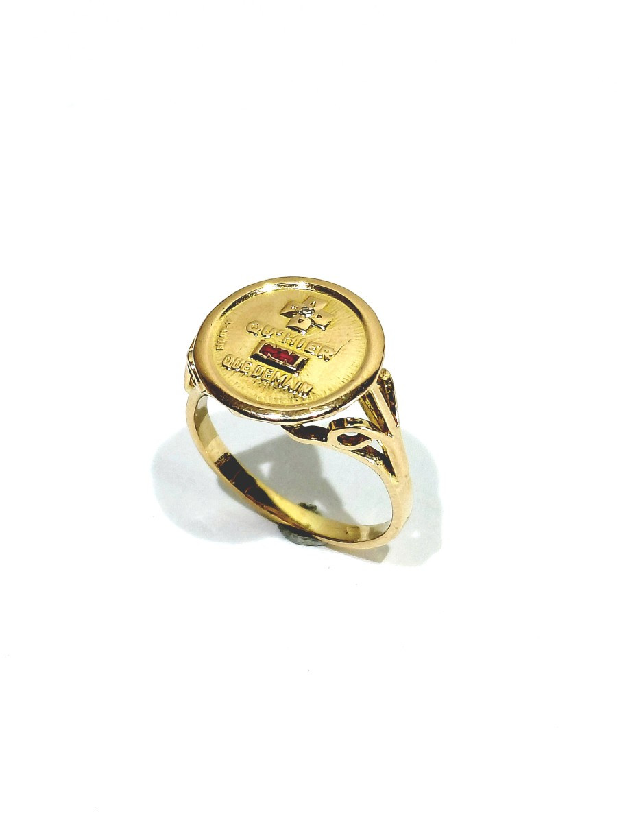 Augis - Gold Diamond And Ruby Ring