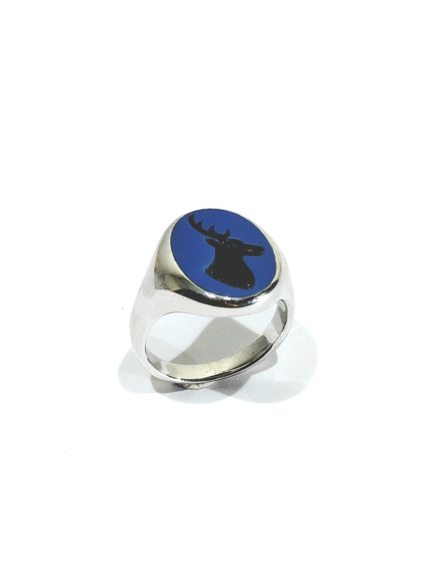 Agate Bleue 18-carat White Gold -photo-2