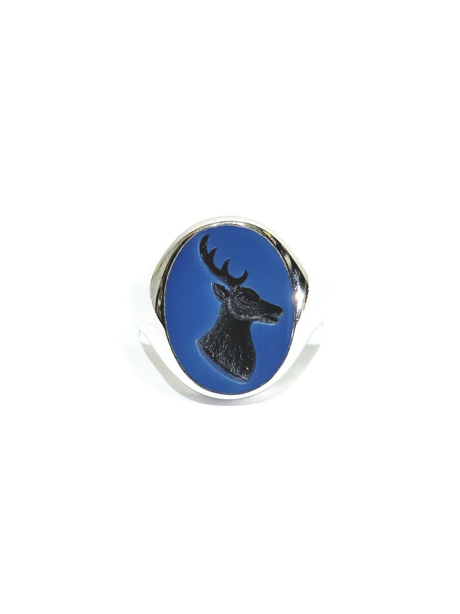 Agate Bleue 18-carat White Gold -photo-4