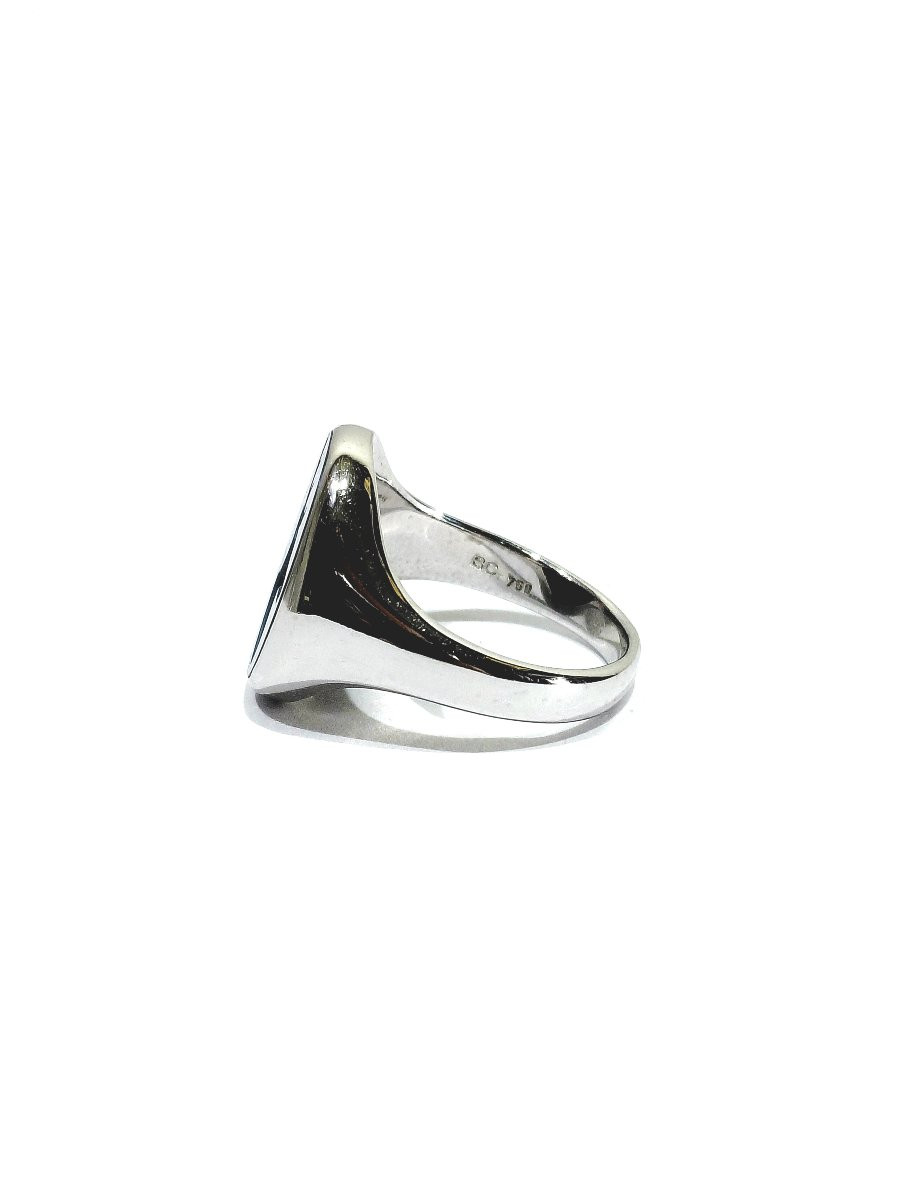 Agate Bleue 18-carat White Gold -photo-1