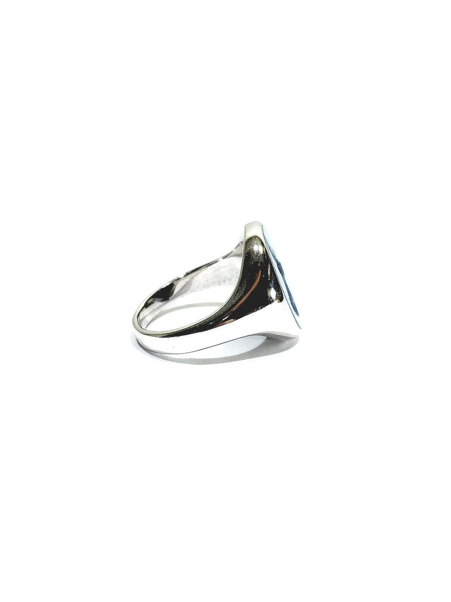 Agate Bleue 18-carat White Gold -photo-3