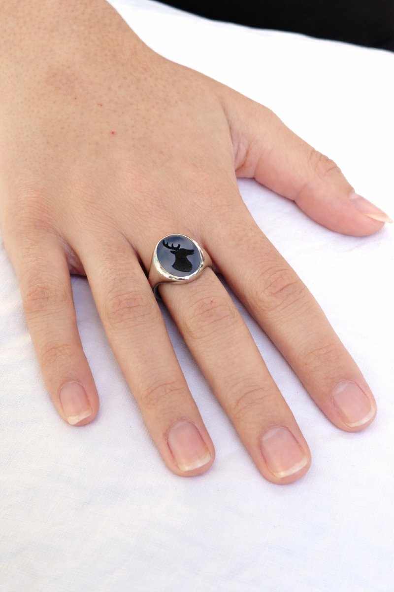 Agate Bleue 18-carat White Gold -photo-6