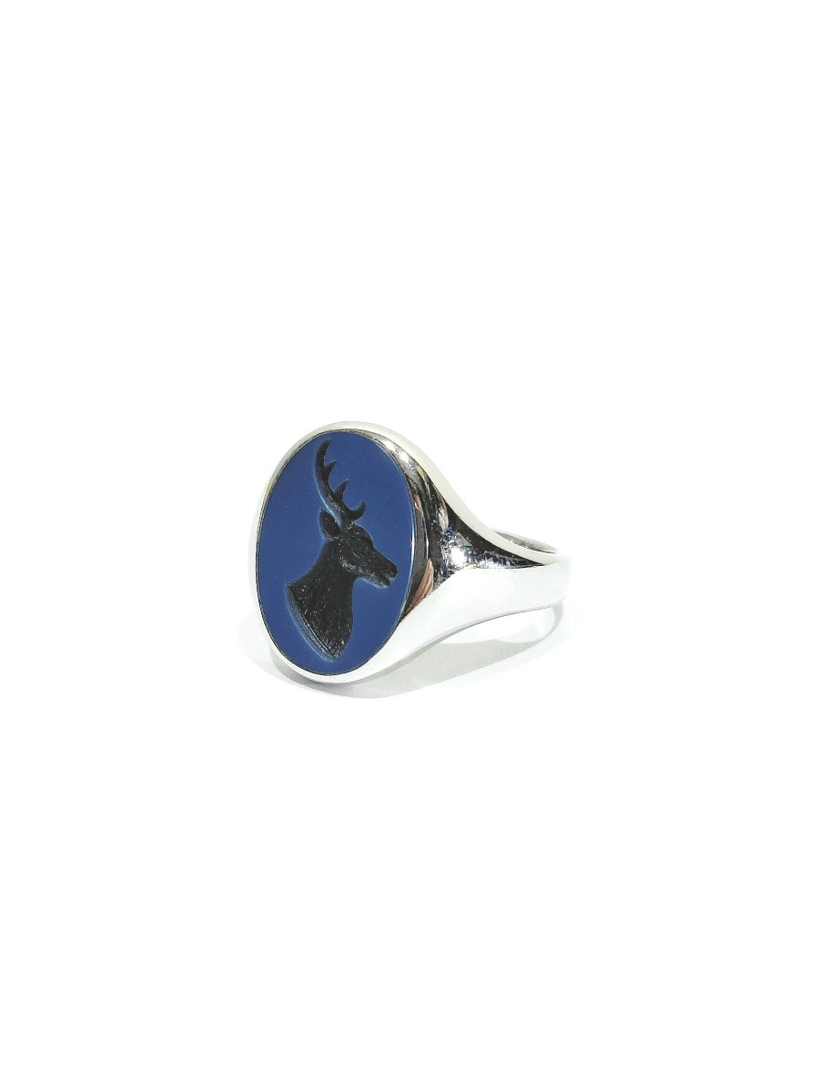 Agate Bleue 18-carat White Gold 