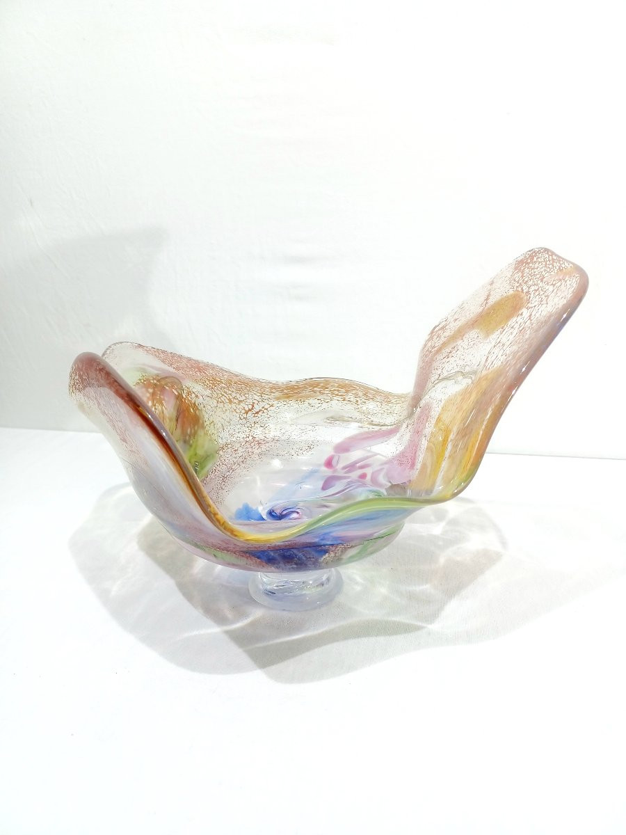 Murano Blown Glass Bowl-photo-1