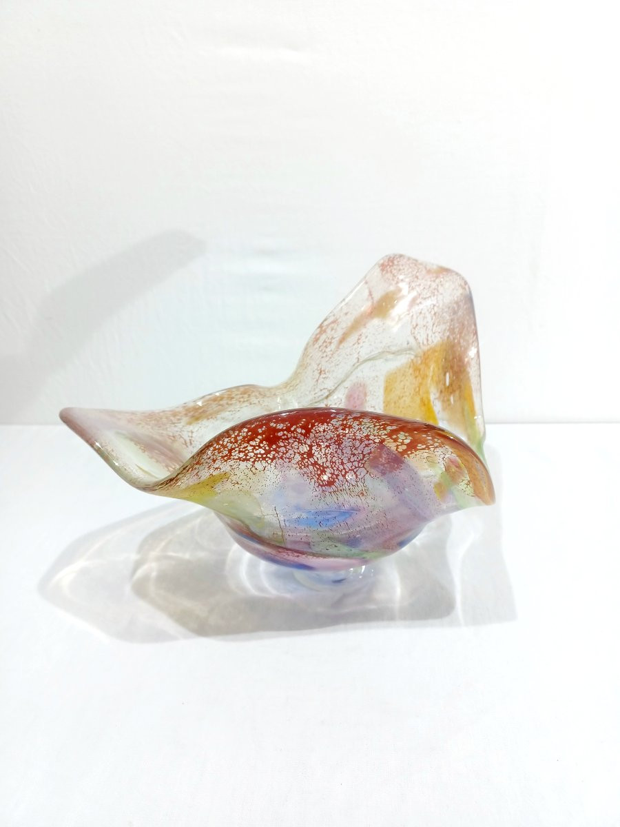 Murano Blown Glass Bowl-photo-2
