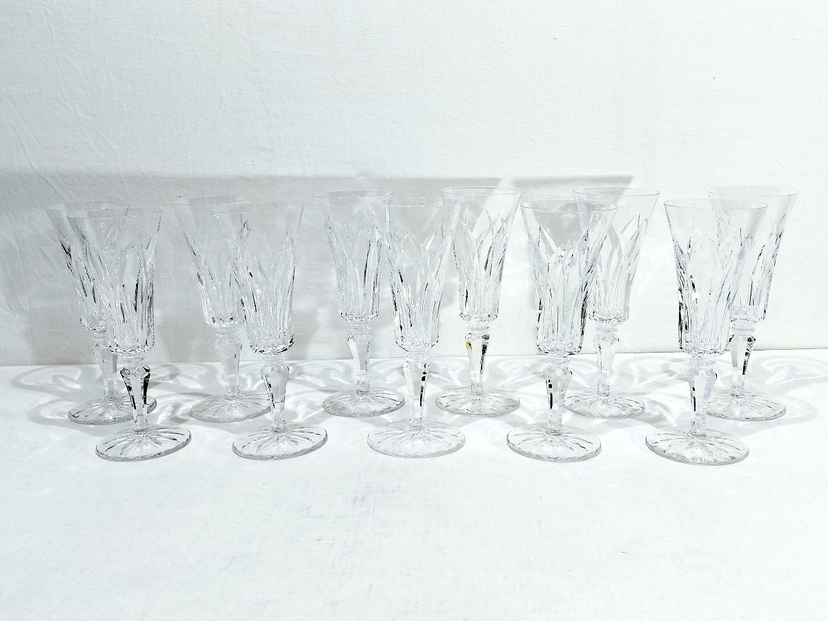 11 Saint Louis Camargue Champagne Flutes