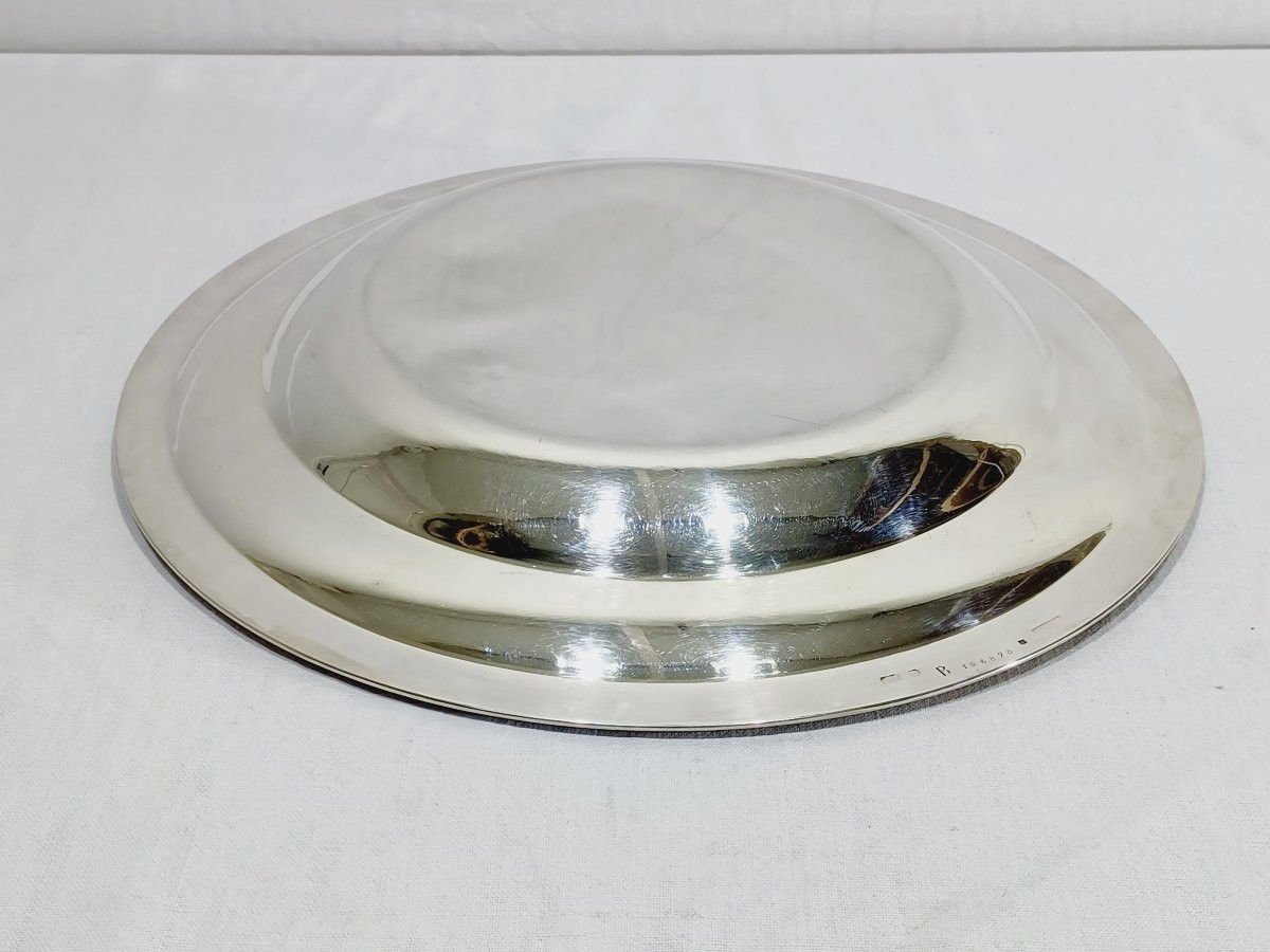 CHRISTOFLE - MODELE MALMAISON - PLAT EN MÉTAL ARGENTÉ -photo-5