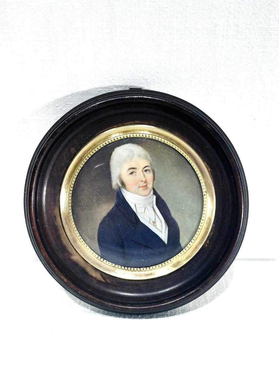 MINIATURE PORTRAIT D'HOMME 