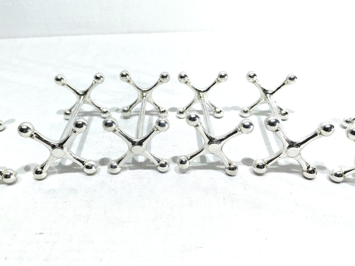 Christofle - Set Of 12 Silver-plated Knife Holders-photo-3