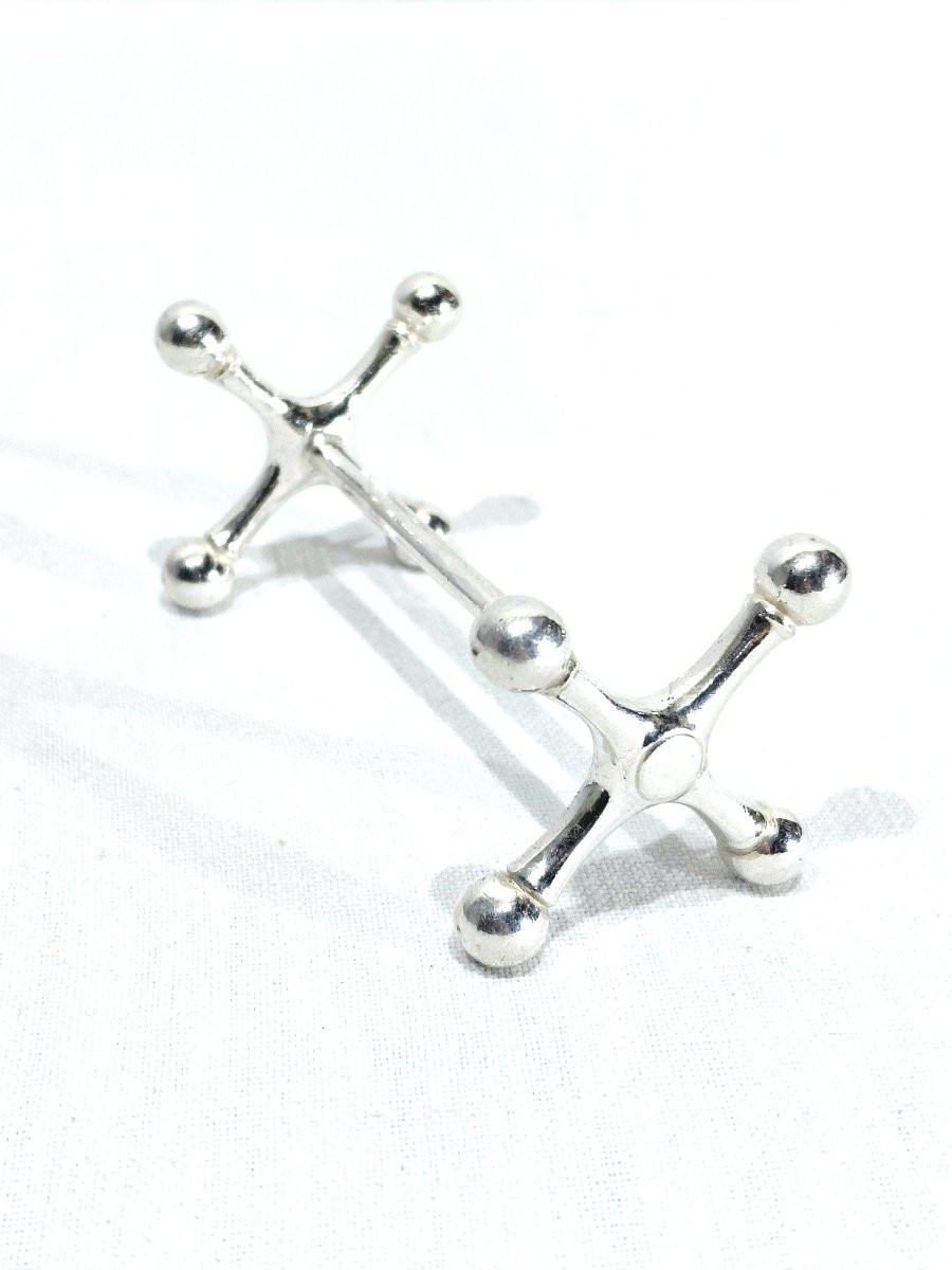 Christofle - Set Of 12 Silver-plated Knife Holders-photo-2
