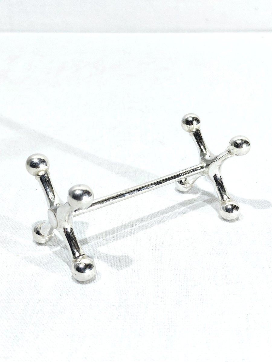Christofle - Set Of 12 Silver-plated Knife Holders-photo-4