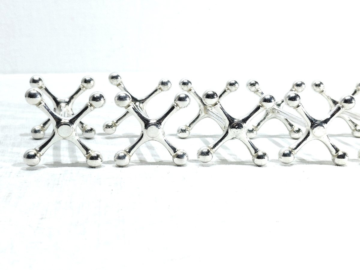 Christofle - Set Of 12 Silver-plated Knife Holders-photo-7
