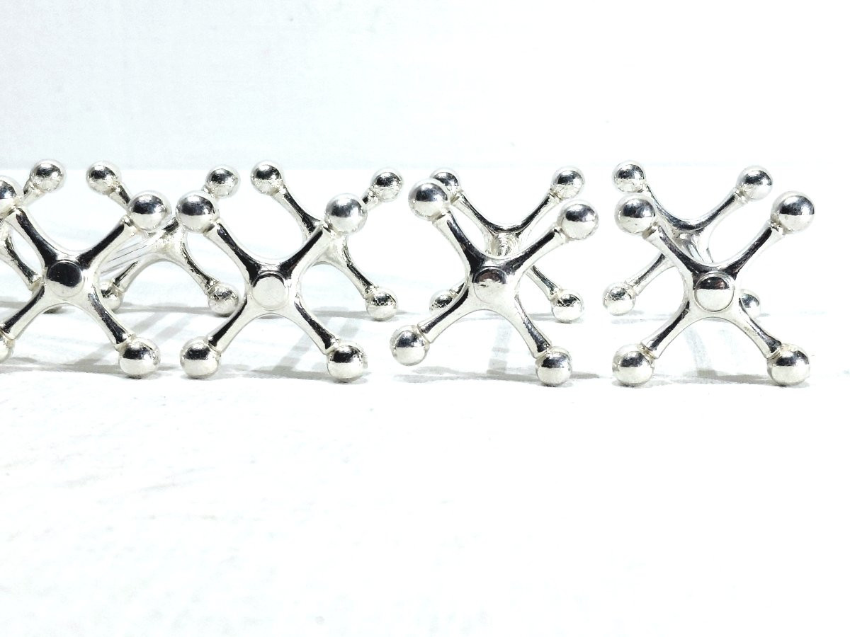 Christofle - Set Of 12 Silver-plated Knife Holders-photo-8
