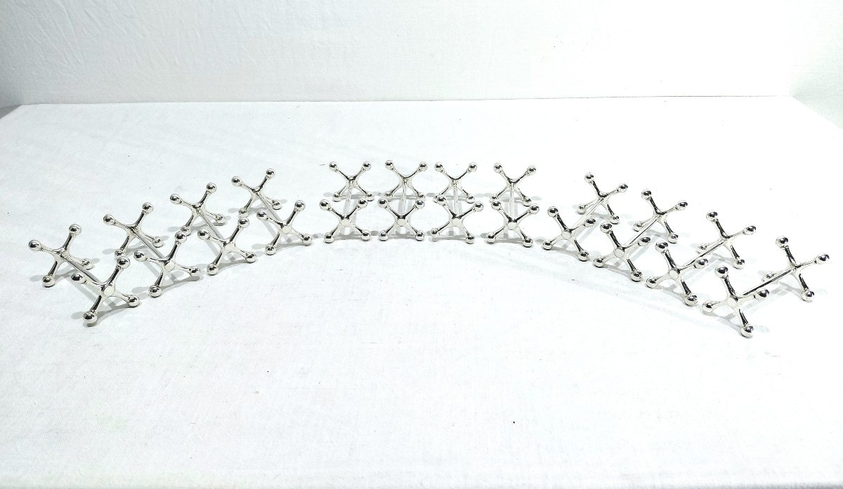 Christofle - Set Of 12 Silver-plated Knife Holders