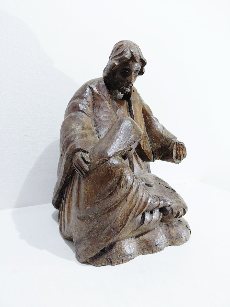 STATUE RELIGIEUSE - JOSEPH ET MARIE-photo-3
