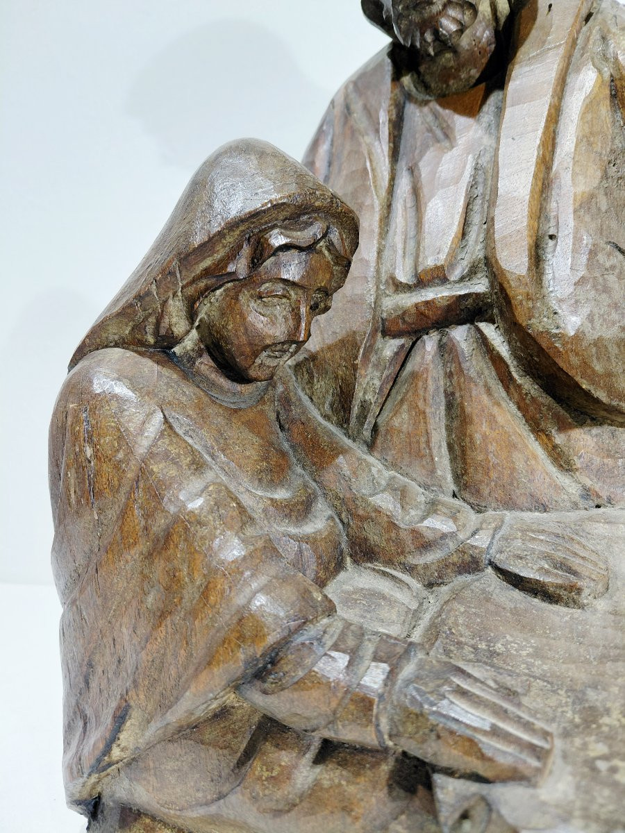 STATUE RELIGIEUSE - JOSEPH ET MARIE-photo-7