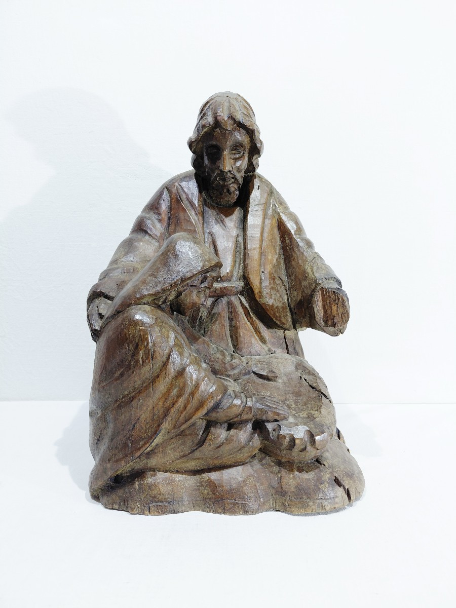 STATUE RELIGIEUSE - JOSEPH ET MARIE
