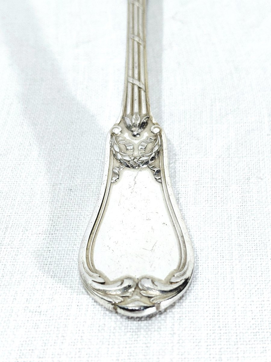 MARTIAL GAUTHIER - LOUCHE A CREME EN ARGENT-photo-2