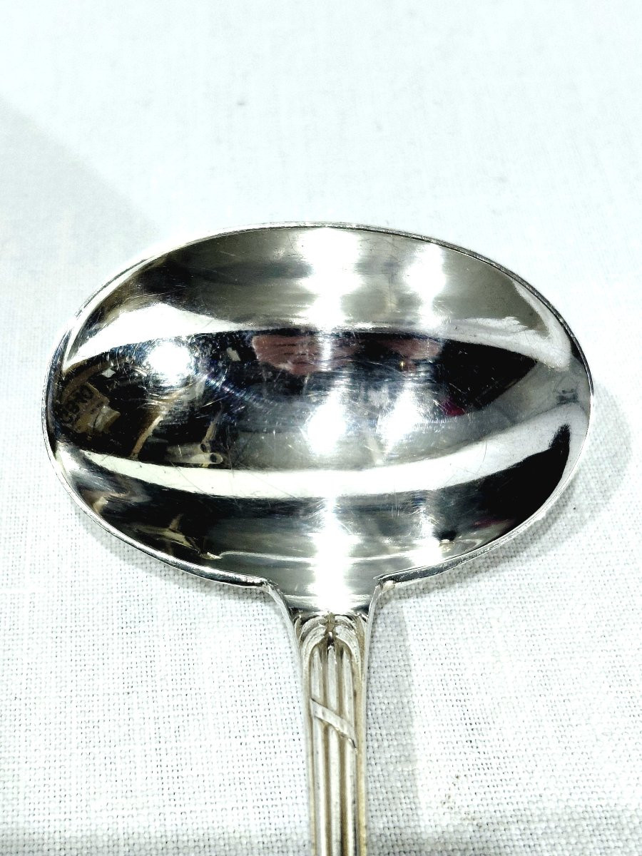 MARTIAL GAUTHIER - LOUCHE A CREME EN ARGENT-photo-4