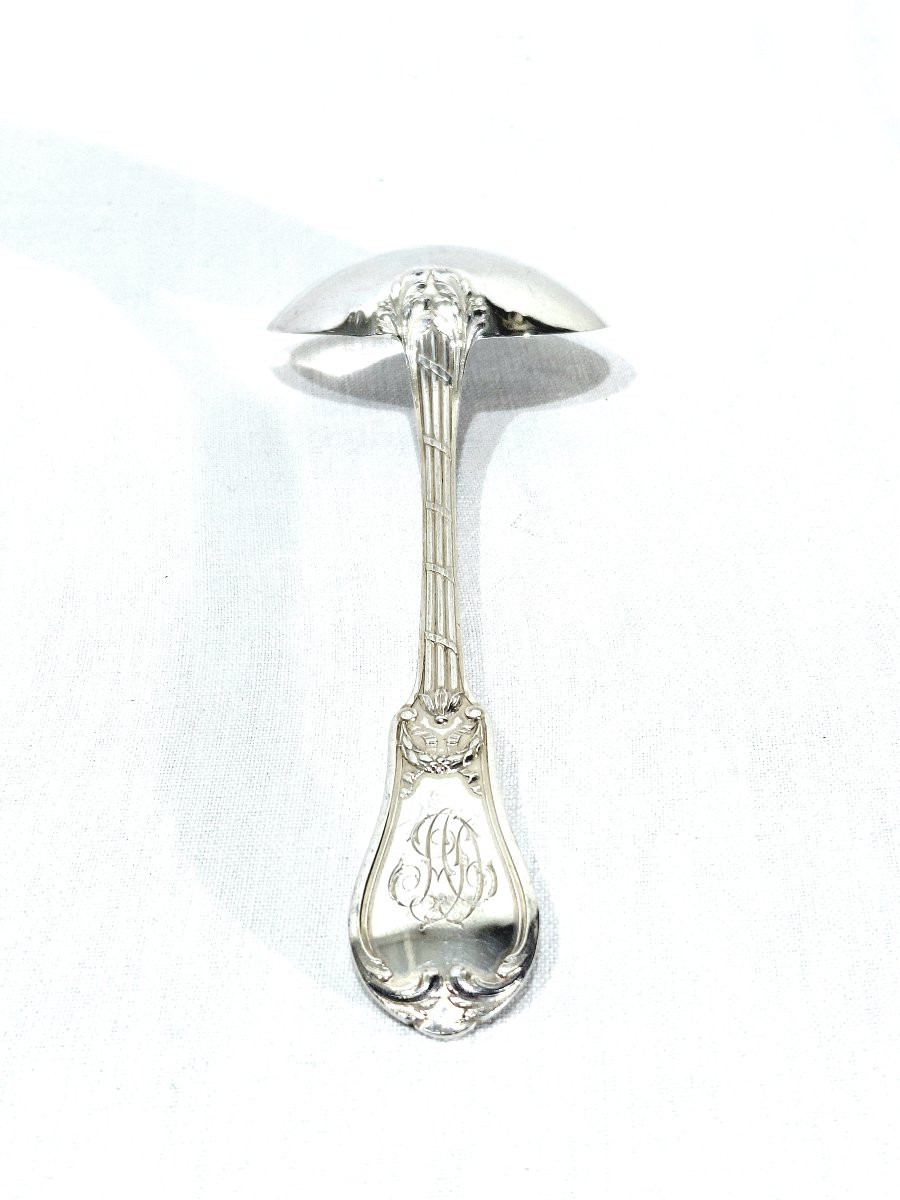 MARTIAL GAUTHIER - LOUCHE A CREME EN ARGENT-photo-1