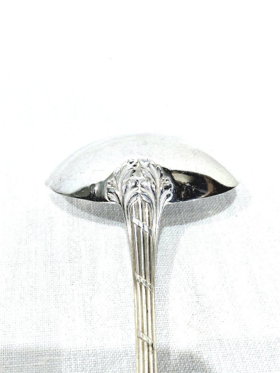 MARTIAL GAUTHIER - LOUCHE A CREME EN ARGENT-photo-4
