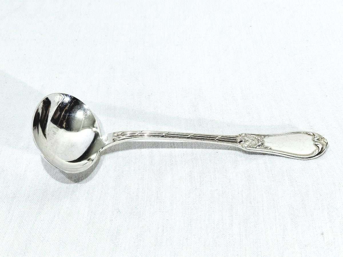 MARTIAL GAUTHIER - LOUCHE A CREME EN ARGENT-photo-6