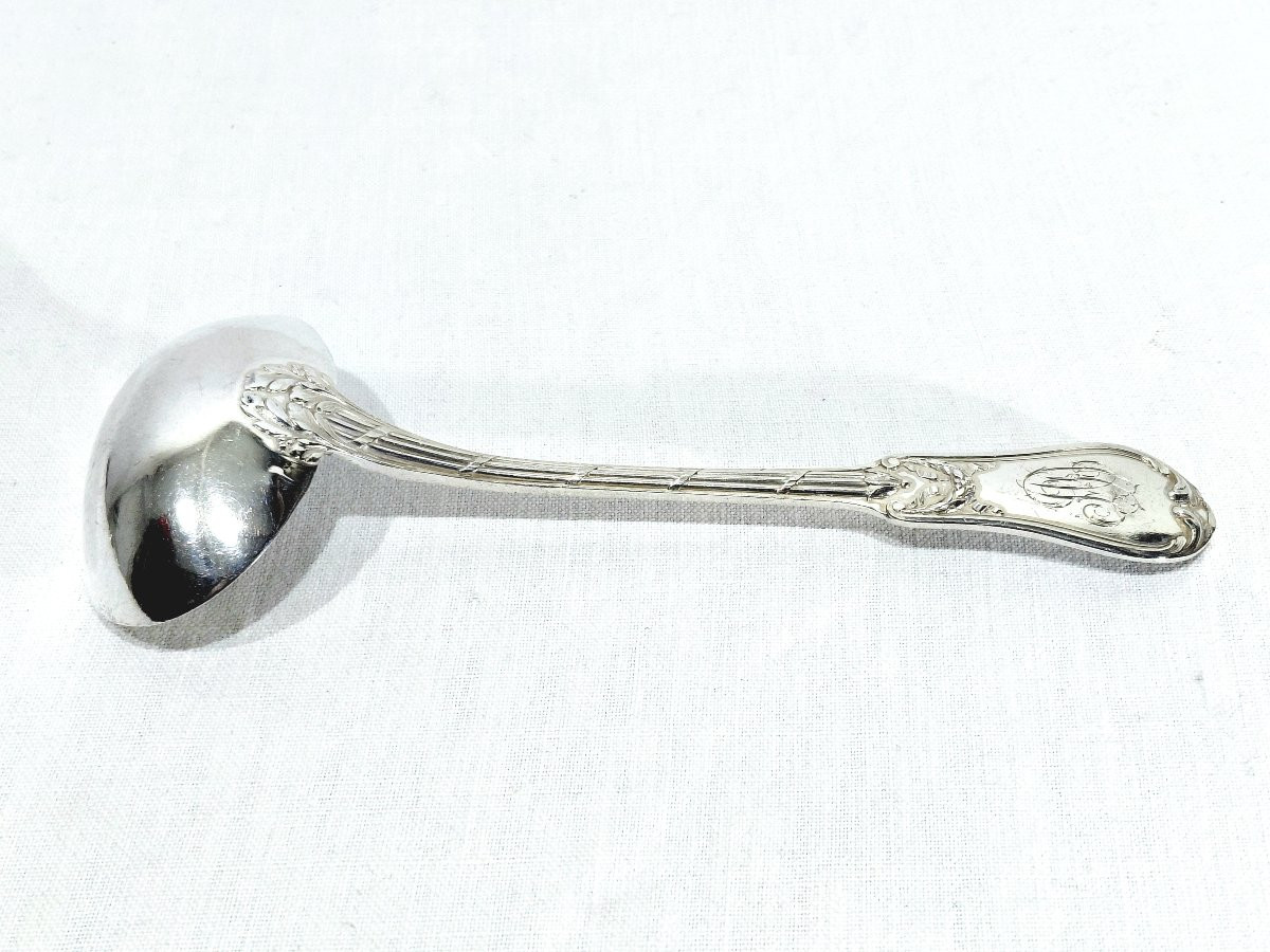 MARTIAL GAUTHIER - LOUCHE A CREME EN ARGENT-photo-7